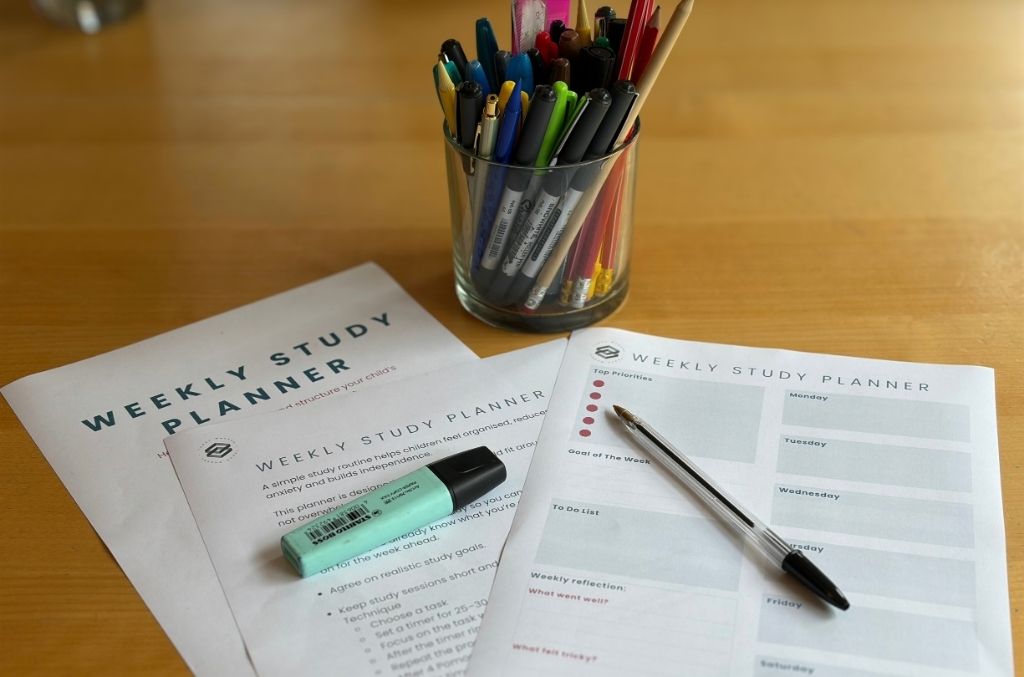 Create a structured 11 plus study plan