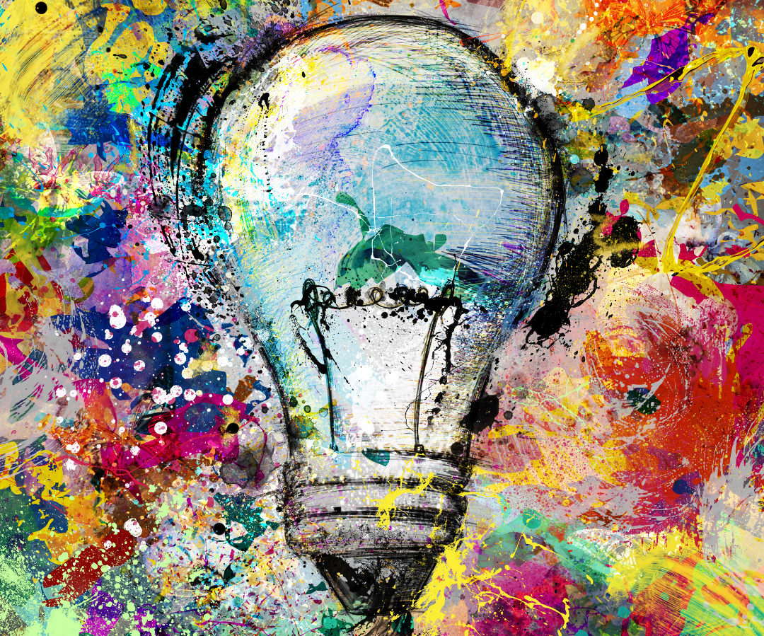 creative revision break ideas light bulb and art