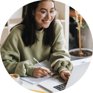 A-level Business Students studying